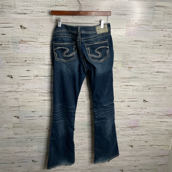 Silver jeans Suki boot cut jeans size 28 blue - Picture 9 of 11